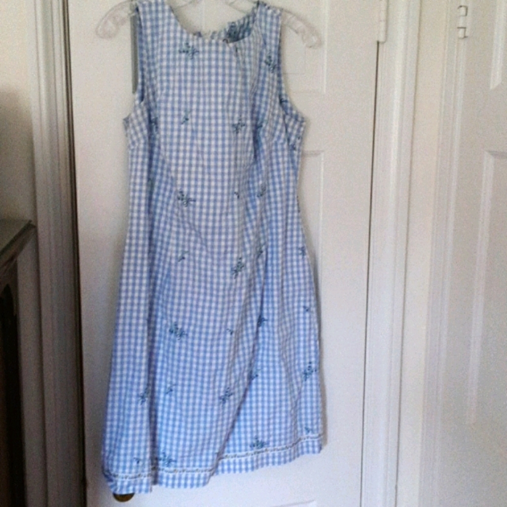 Lilly Pulitzer blue and white dress